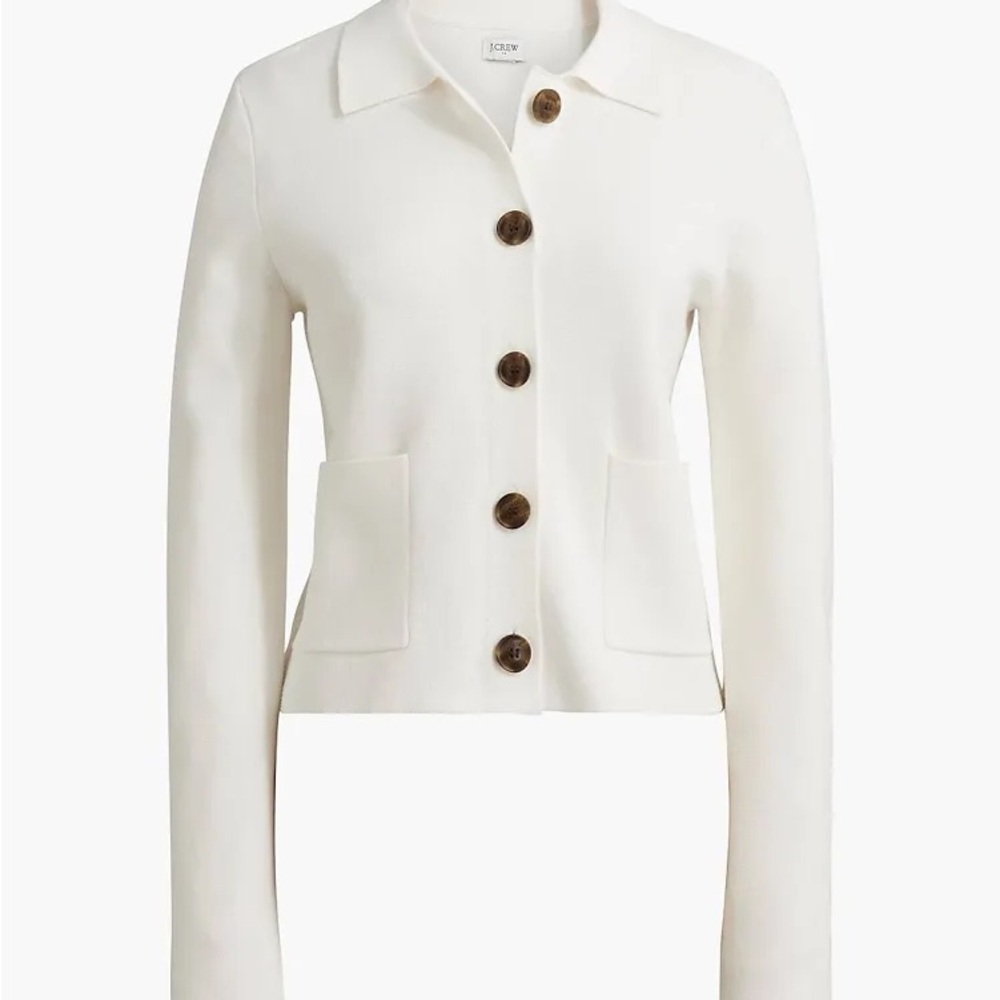 J. Crew Factory Collared Lady Jacket Cardigan Sweater